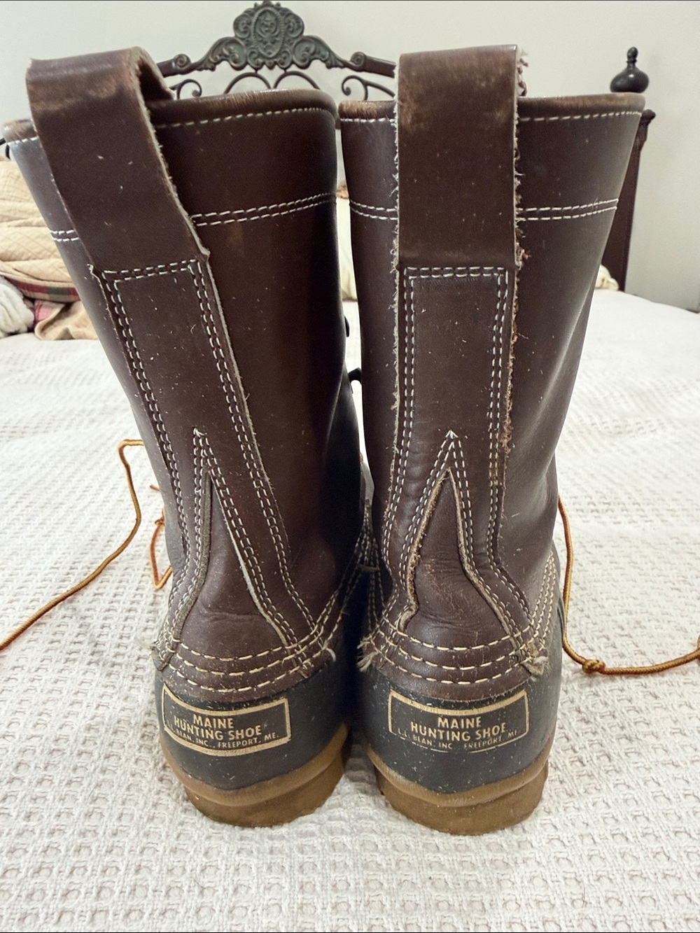 L.L. Bean Dark Brown Lace Up boots